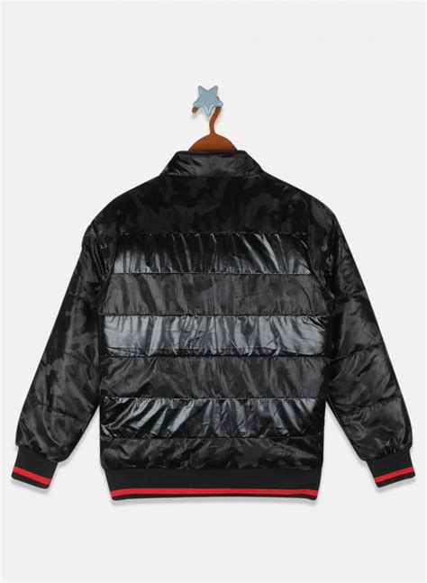 Buy Boys Black Solid Jacket Online in India - Monte Carlo