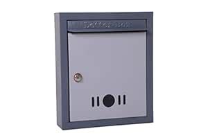 SPYLOCK Double Heavy Metal Mail Box Letter Box for Home and Gate Office ...