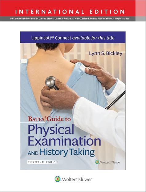 Bates' Guide To Physical Examination and History Taking 13e without Videos Lippincott Connect ...