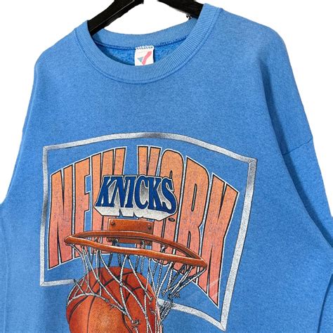 Vintage 90s NBA New York Knicks Sweatshirt American Basketball Team ...
