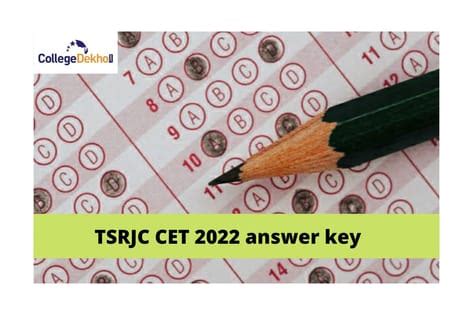 TSRJC CET 2022 Answer Key Date: Know when answer key is expected ...