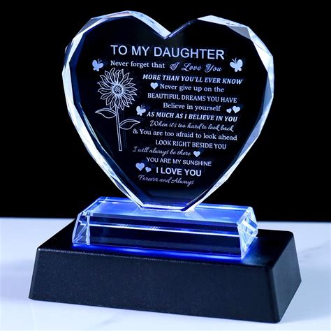 Amazon.com: YWHL Daughter Gifts from Mom Dad Birthday Gifts for ...