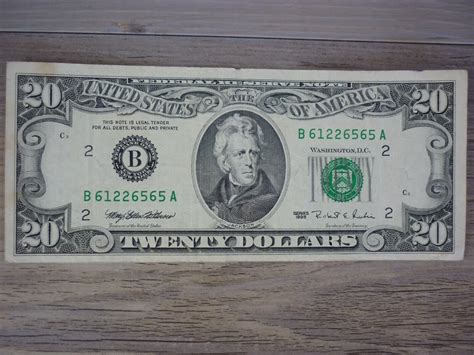 1995 20 Dollar Bill
