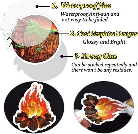 QTL Stickers for Water Bottles Outdoor, Nature Stickers India | Ubuy