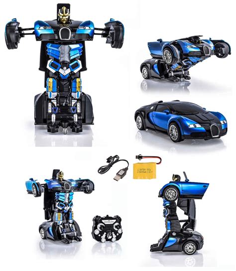 Buy Magicwand® R/C Rechargeable one Button Car to Robot Converting Car ...