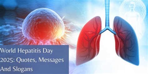 World Hepatitis Day 2025: Quotes, Messages And Slogans - Shayari lyrics
