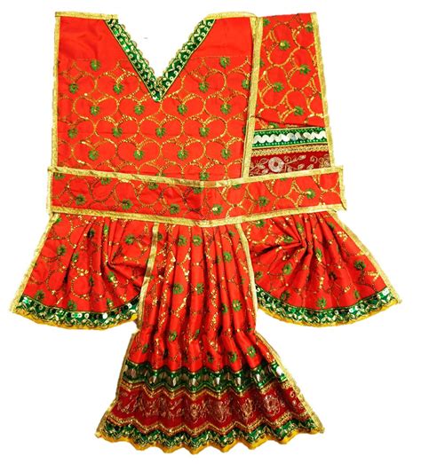 Hanuman Ji Dress -for Idol height of 1.5 feet/18" Inch-Size No. 3 ...