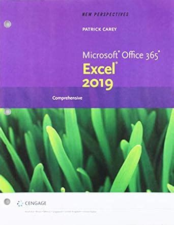New Perspectives Microsoft Office 365 & Excel 2019 + MindTap for Carey ...