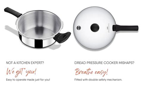Buy Stahl Xpress Cooker Triply Pressure Cooker Pan, Induction Cooker ...
