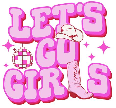 Pink Let's Go Girls - UVDTF decals – Southern Gem Creations