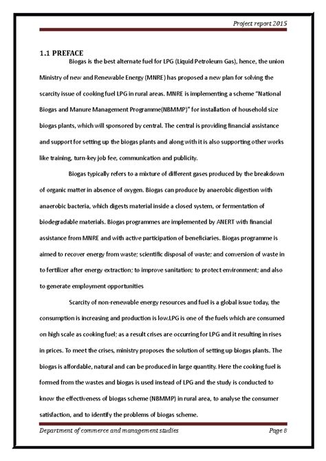 Project proposal - Project report 2015 1 PREFACE Biogas is the best ...