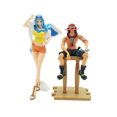 Buy Trunkin One Piece Portgas D. Ace & Grandline Vivi Action Figure 23 ...