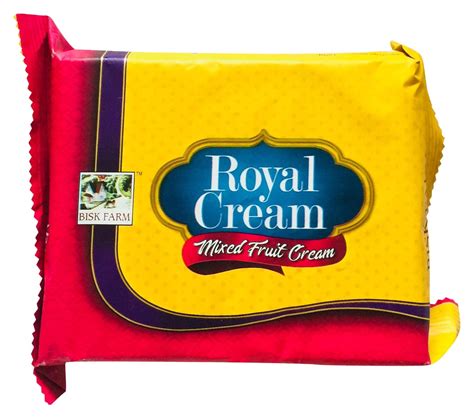 Bisk Farm Royal Cream Biscuit - Mixed Fruit, 150g : Amazon.in: Grocery ...