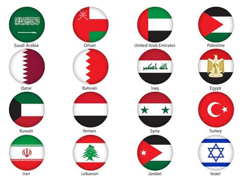 Page 2 | Flags of arab countries Vectors - Download Free High-Quality ...