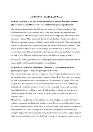 Grandfather CIA - Additional English (AEN 221 N) CIA 1 Question ...