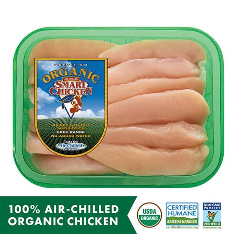 Smart Chicken Organic Air Chilled Chicken Tenderloins (1 each) Delivery ...