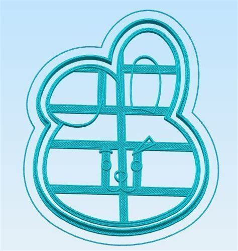 BTS BT21 Cookie Cutter Set 3D model 3D printable | CGTrader