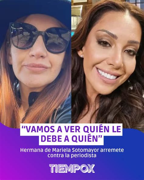 TiempoX | LE RESPONDIÓ CON TODO 😦 Rafaella Sotomayor arremetió contra Mariela Sotomayor, quien ...