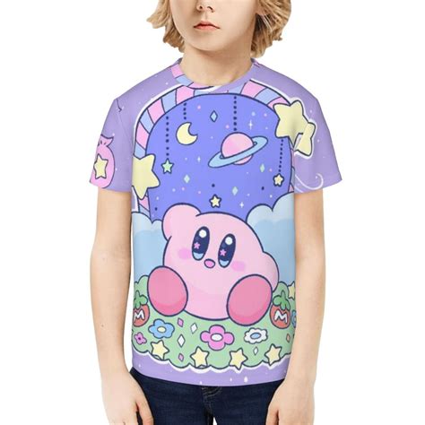 Kirby Kids T-Shirt 3d Printed Graphic T-Shirts Boys And Girls Short ...