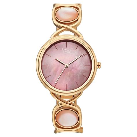 Buy Online Titan Raga Power Pearls Quartz Analog Mother of Pearl Dial ...