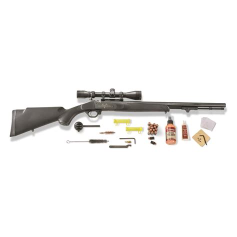 CVA Wolf V2 Muzzleloader, .50 Caliber, 24" Barrel, Stainless/Camo ...