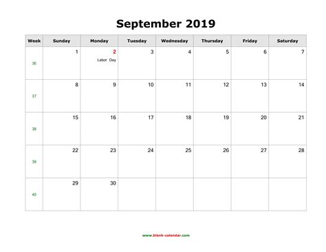 September 2019 Calendar Wallpapers - Wallpaper Cave