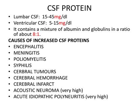 Csf in clinico laboratory diagnoses | PPTX