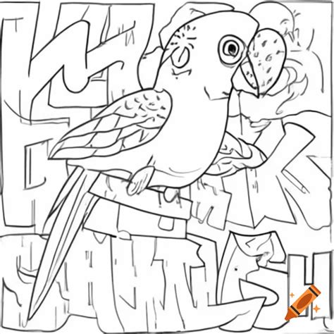 Animal Graffiti Coloring Pages [2025]