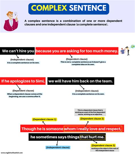 Complex Sentence Examples With Because at Becky Craig blog