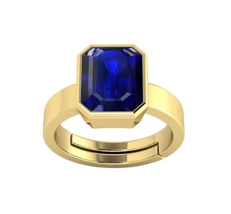 Buy All Stone 5 Carat Blue Sapphire Stone Ring Gold Sri Lanka Neelam ...