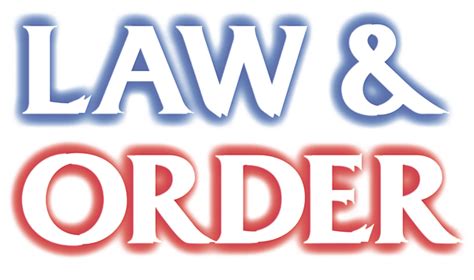 Law and Order Logo 的图像结果