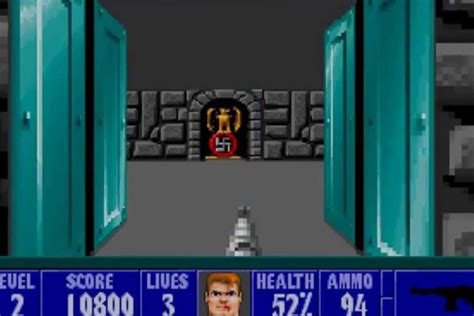 德军总部3D Wolfenstein 3D 的游戏图片 - 奶牛关