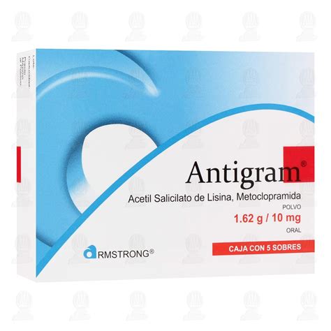 Antigram 1.62/10 mg, 5 Sobres.