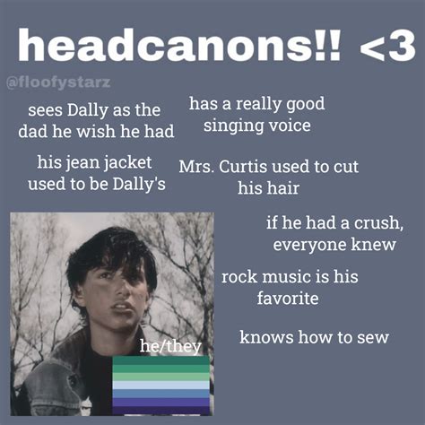 johnny cade headcannons! (requested) | The outsiders greasers, The ...