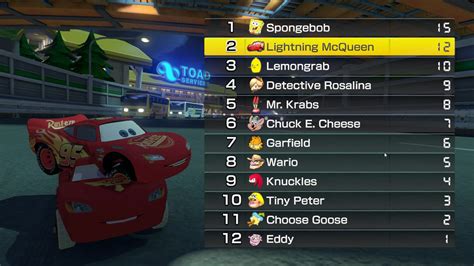 Lightning McQueen over Toadette (Kinopico) Mod for Mario Kart 8 | MK8 Mods