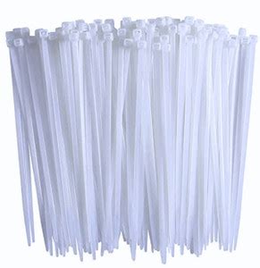 SIPO 6Inch 100Pcs Adjustable Zip Cable Ties 6" Long Self Locking Nylon ...