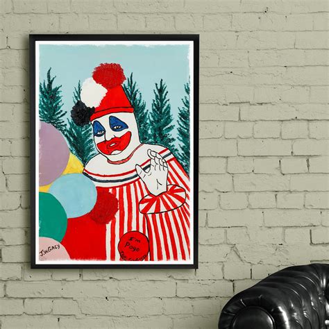 Pogo the Clown Painting Serial Killer John Wayne Gacy Art - Etsy