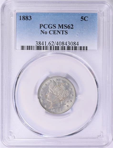 1883 Liberty Nickel No CENTS PCGS MS-62 (Item 1934913 ...