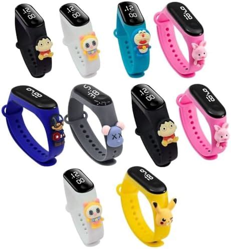 ZOVUTA Led Watch Return Gifts for Kids-10pcs Digital Multi-color Wrist ...