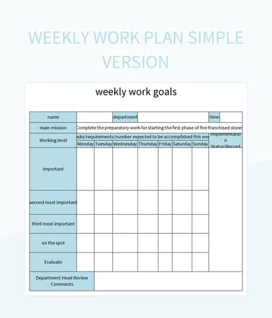 Weekly Work Plan 的图像结果