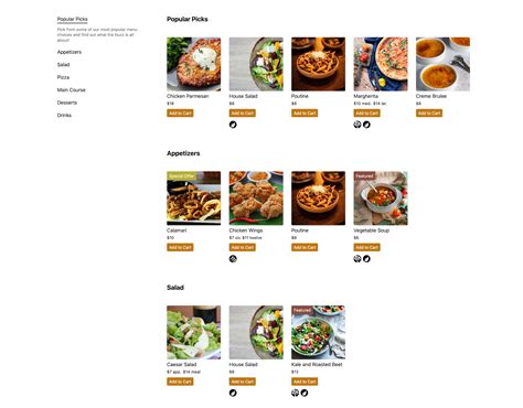 Restaurant Website Design 的图像结果