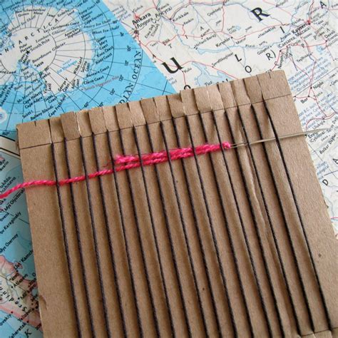 Cardboard Weaving Loom