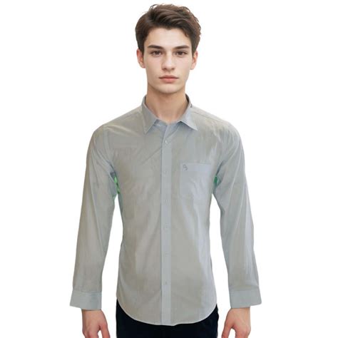 Charaghdin.com - Self Design Light Blue Shirt