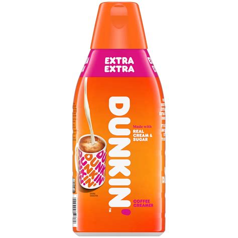 Dunkin' Donuts Extra Extra Liquid Coffee Creamer - Shop Coffee Creamer ...
