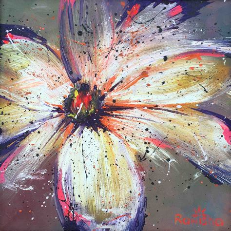 Abstract Flower Paintings Images