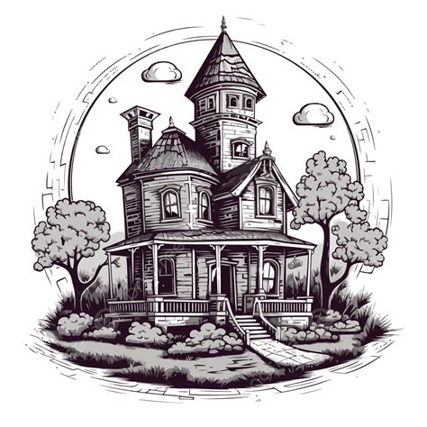 Haunted Castle Drawing