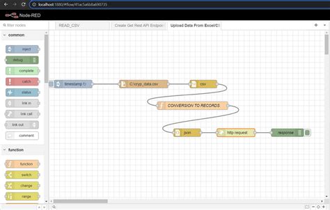 Image result for Write Database Table to CSV Node Red