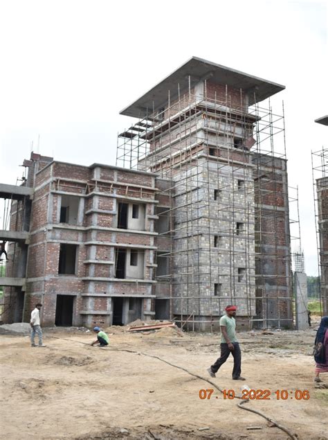 Status of construction of permanent campus of IIM Sirmaur as on October ...