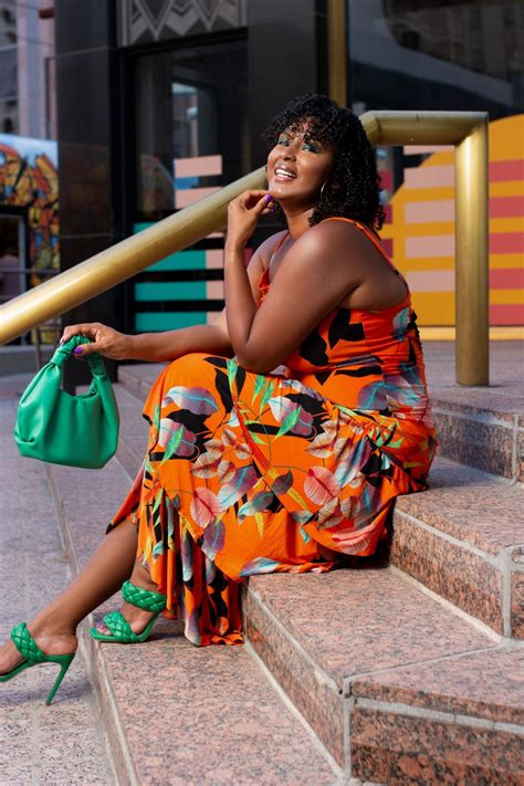 15 Stunning Outfit Ideas: What to Wear with an Orange Dress - The Kisha ...