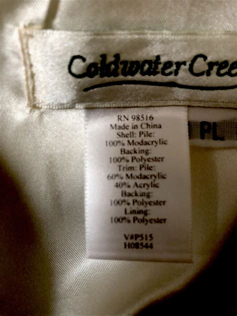 Coldwater Creek White Faux Fur Lined Jacket Sz PL Leopard Collar Hooded ...